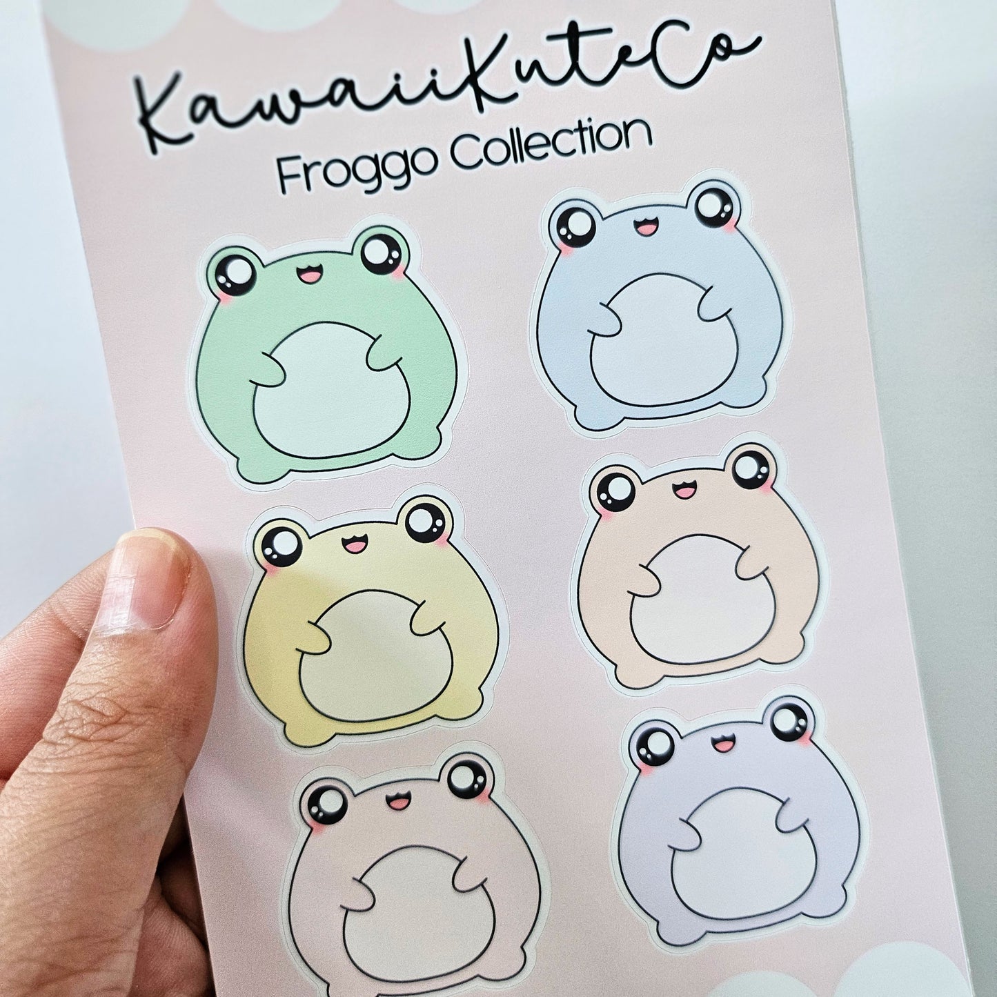 Froggo Collection Sticker Sheet