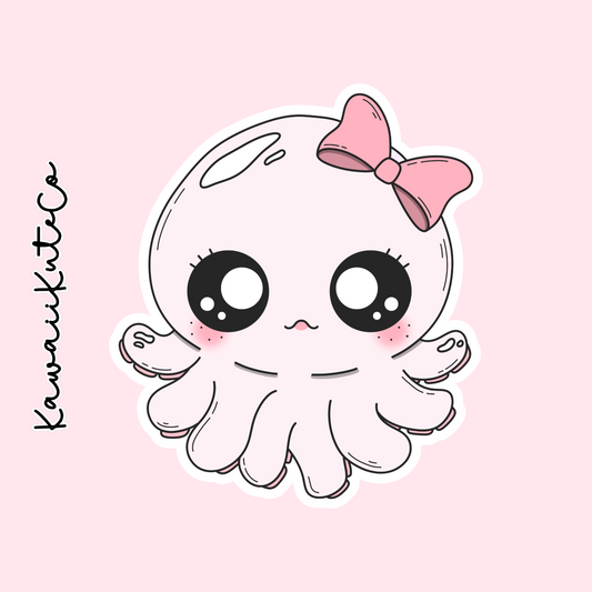 Cutie Octopus Sticker